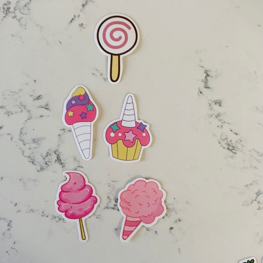 Pink 50 Pieces Cute Sticker Bundle - Picture 5 of 16